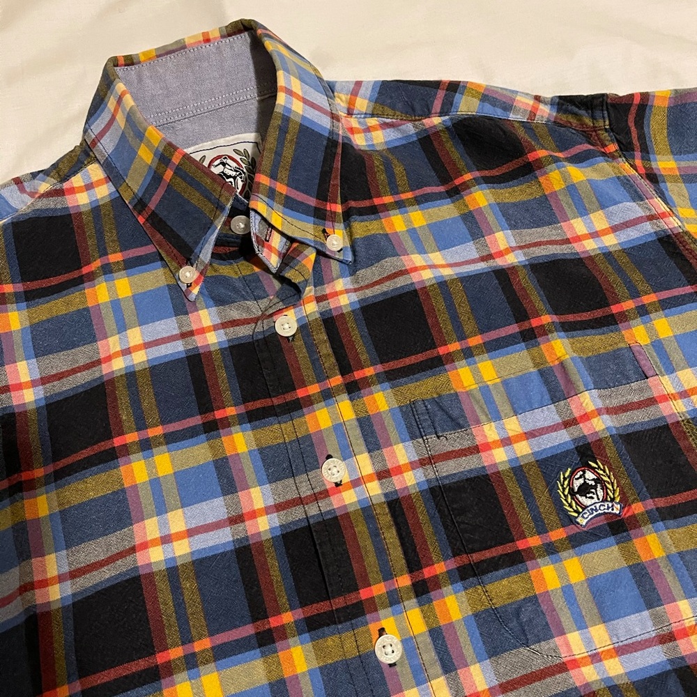 CINCH Long Sleeve BF Checkered Shirt
